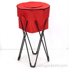 Household Essentials Soft-Sided Standing Collapsible Cooler with Removable Bag, Red 552916476